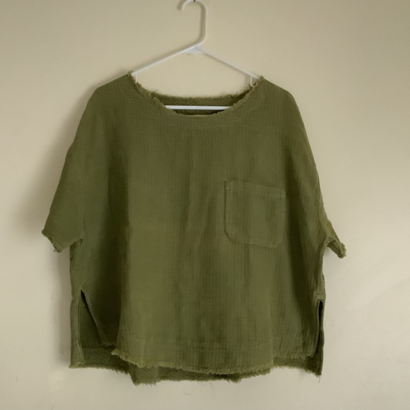 Free People Tops - Free People Green Top